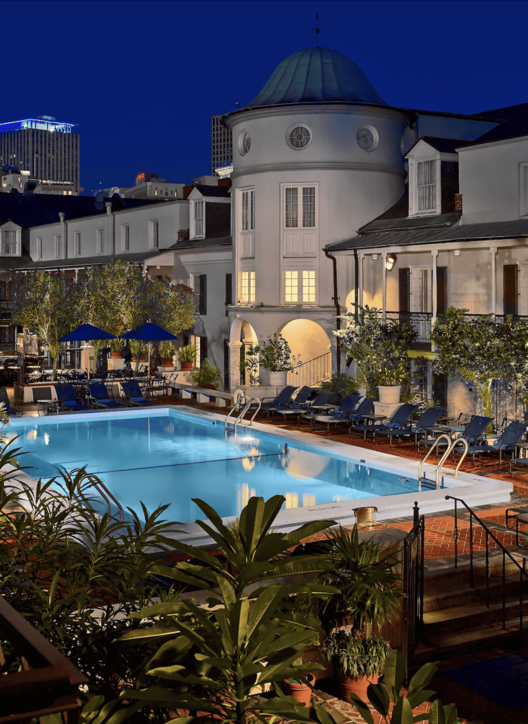 Outdoor pool at the hotel.